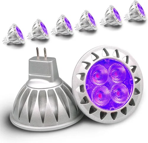 Vista 6 de ALIDE Bombillas LED MR16 de 15 grados, ángulo de haz estrecho de 15°, GU5.3 20 W 35 W equivalente a halógeno, 5 W, 450 lúmenes, 2700 K, blanco