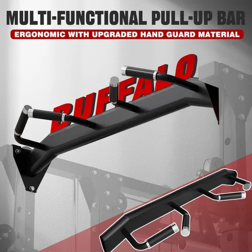 Vista 3 de RitFit Máquina Buffalo Smith, jaula eléctrica con sistema LAT-Pull Down y sistema de cruce de cables, estante de sentadillas todo en uno