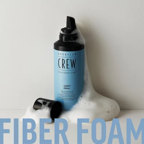Vista 7 de American Crew Espuma de aseo de fibra capilar para hombres, como gel para el cabello, 6.7 onzas líquidas