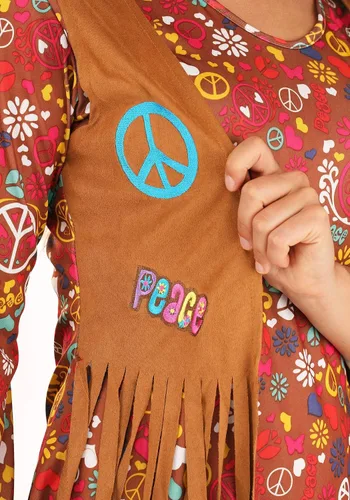 Vista 9 de Disfraz Peace Love Hippie para mujer, Fun World