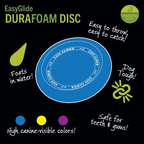 Vista 7 de Starmark Easy Glide DuraFoam - Disco volador para perro, el color varía 9 pulgadas