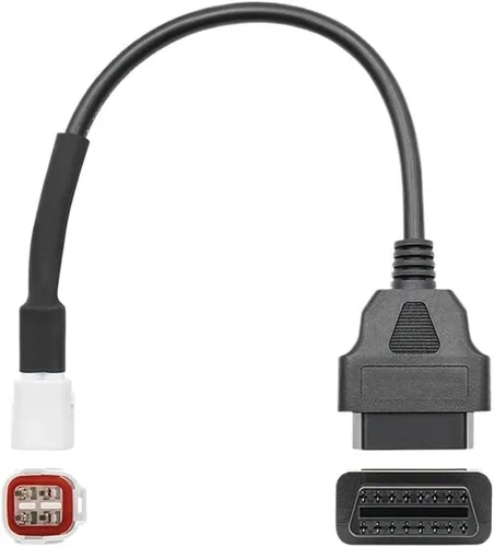 Vista 8 de for OBD2 Connector Motorcycle Motobike for for Moto for for Ducati OBD 2 Extension Cable(for Del phi 6pin)