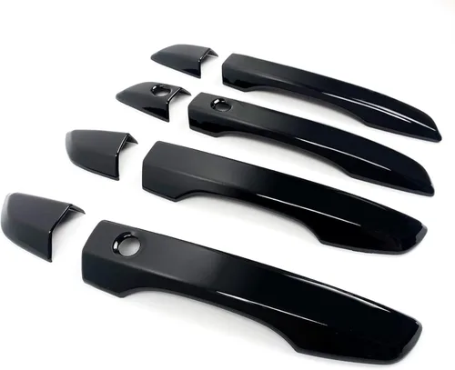Vista 16 de Cubierta de Manija de Puerta Compatible con Honda Civic de 10ª Generación Sedan Hatchback Coupe Tipo R 2016 2017 2018 2019 2020 2021 Manijas