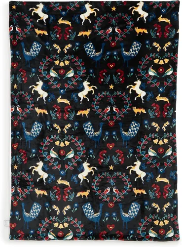 Vista 2 de Vera Bradley Manta Throw de Lana Polar Cozy Life para Mujer, Tamaño único