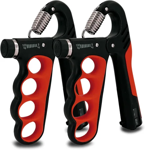 Vista 10 de Senston Entrenador de fuerza de agarre, paquete de 2, probador de fuerza de agarre de mano, fortalecedor de antebrazo, medidor digital de agarre