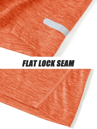 Vista 6 de TACVASEN Camisas de senderismo para mujer, manga corta, secado rápido, camiseta atlética, cuello redondo, para correr, entrenamiento, fitness