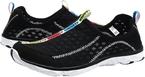 Vista 7 de Aleader - Zapatos de malla sin correas acuáticos para mujer
