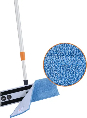 Vista 4 de Superio Almohadillas de microfibra para trapeador, repuesto para trapeador milagroso, cabezal de repuesto para trapeador de polvo de 16 pulgadas