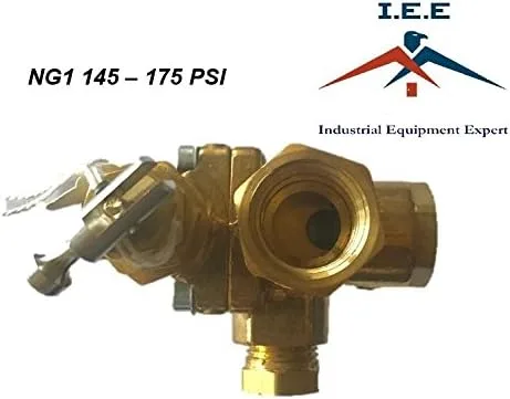 Vista 3 de IEE NG1 1/2" x 1/2" NPT COMPRESOR DE AIRE DE GAS DESCARGADOR VÁLVULA DE REDUCCIÓN COMBO 145 - 175