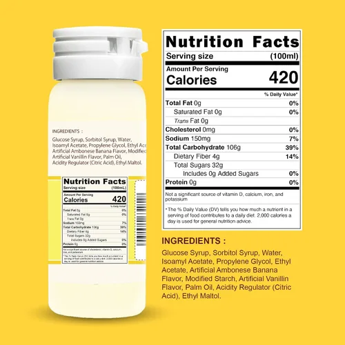 Vista 3 de Pasta de extracto aromatizante de mariposa, 0.8 fl oz (banana, paquete de 1)