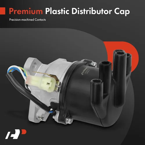 Vista 5 de Distribuidor de encendido A-Premium con tapa y rotor compatible con Honda
