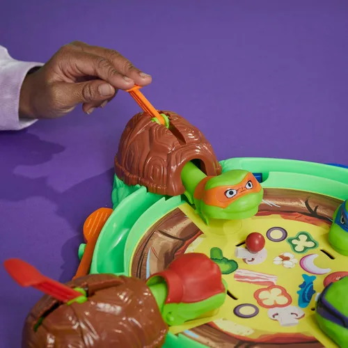 Vista 5 de Hungry Hungry Hippos: Teenage Mutant Ninja Turtles Edition Juego A partir de 4 años 2 a 4 jugadores Juegos de mesa para niños Regalos