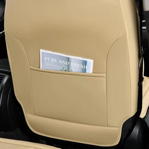 Vista 6 de FLORICH Fundas de asiento para automóviles, fundas de asiento impermeables, fundas de asiento de cuero para automóvil, paquete de 2, protector