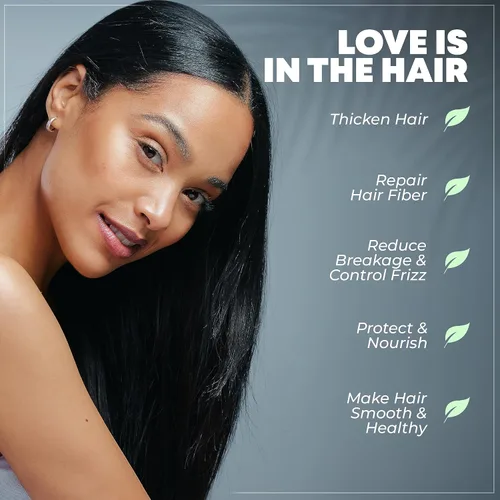 Vista 4 de Champú All Natuaral para la salud del cabello para hombres y mujeres, hidratación profunda y nutrición, champú clarificante, con murumuru, vitamina