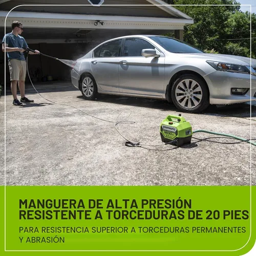 Vista 7 de Greenworks Lavadora a presión eléctrica de 1800 PSI (1.1 GPM) con certificación PWMA