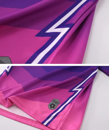 Vista 6 de Paquete de 2 camisetas de fútbol y pantalones cortos para niño, de secado rápido, uniforme de entrenamiento de equipo deportivo