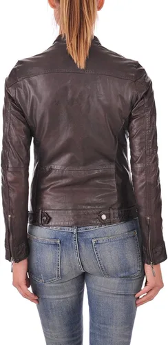 Vista 3 de Chaqueta de piel de cordero para mujer