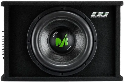 Vista 2 de Deaf Bonce Caja cargada machete con amplificador y subwoofer de 12" DB-ML-12A