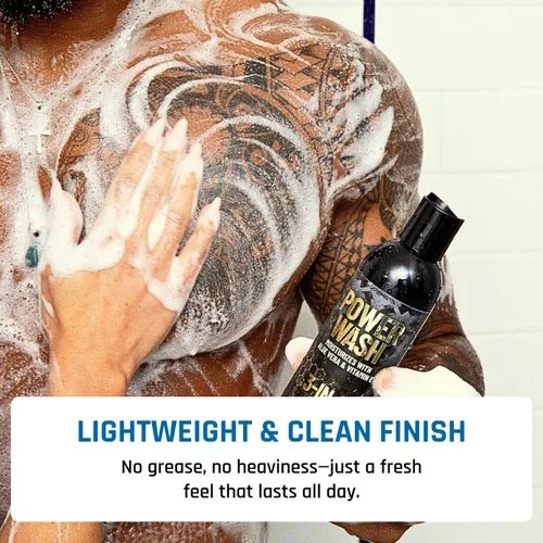 Vista 7 de Derm Dude Gel de baño 3 en 1, champú y acondicionador para hombres Gel de ducha hidratante diario con aloe vera y vitamina E Todo