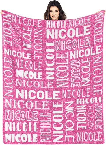 Vista 26 de Dr.TOUGH Mantas personalizadas para niños, mantas y mantas personalizadas con nombre para niños y adultos (color 01, 30 x 40 pulgadas)