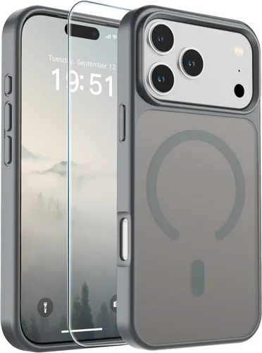 Vista 121 de SUPFINE Funda magnética para iPhone SE 2022 (3ª)/2020 (2ª), iPhone 8 (compatible con MagSafe) (protección contra caídas de grado militar), funda
