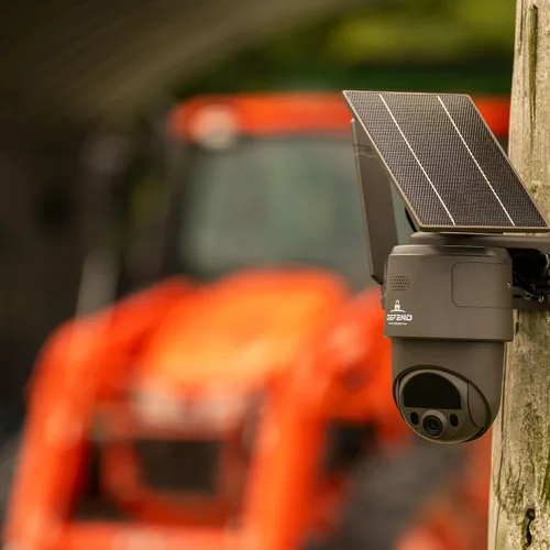 Vista 7 de TACTACAM – Cámara de seguridad celular Defend 360, fotos 4K, video 1080p, batería solar + recargable, panorámica/inclinación/zoom de 360°, LTE