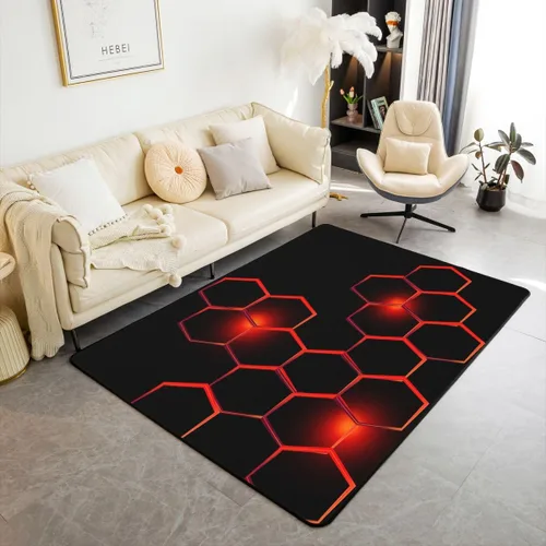 Vista 48 de jejeloiu Alfombra para sala de estar de animales de la selva para niños, 3 x 5, alfombra de área de tigre para niños, niñas, adolescentes