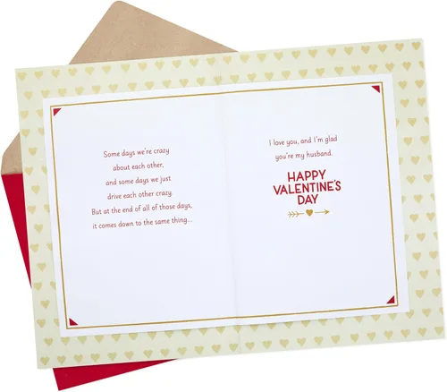 Vista 2 de Hallmark Tarjeta de San Valentín para marido (Love You No Matter What)