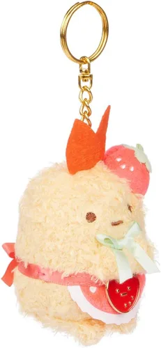Vista 4 de SUMIKKOGURASHI EBI San-X Original Strawberry Series Llavero, Ebi
