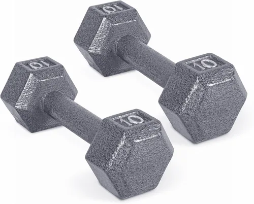 Vista 31 de CAP Barbell Mancuerna hexagonal de hierro fundido Múltiples opciones