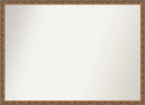 Vista 10 de Amanti Art Espejo de pared, espejo de marco de madera de bronce antiguo para decoración de pared o uso como espejo de baño para sobre el fregadero