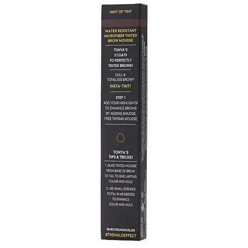 Vista 5 de Arches and Halos - Mousse de microfibra teñida para cejas, moldeador de cejas ricamente pigmentado, bolígrafo de relleno resistente al agua, vegano