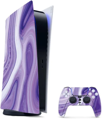 Vista 69 de MightySkins - Skin para juegos para PS5 / Playstation 5 Bundle – Mármol ámbar Envoltura protectora de vid Fácil de aplicar y cambiar