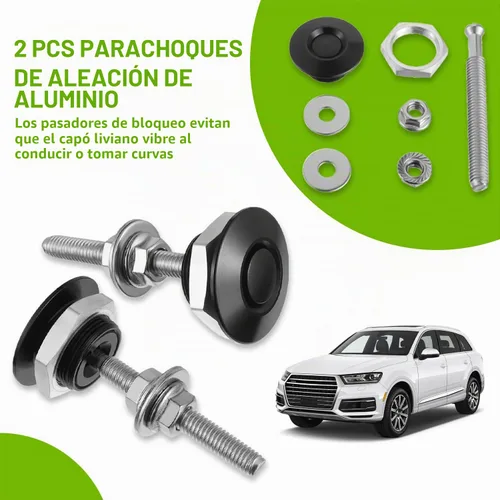 Vista 6 de Kit de cierre de liberación rápida para parachoques, capó, placa de matrícula de 1.25 pulgadas de diámetro, cierre de perno de cofre universal