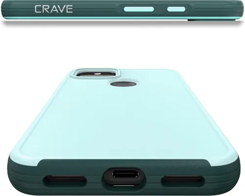 Vista 7 de Crave Slim Guard para Pixel 5a Caso, Caso A Prueba de Golpes para Google Pixel 5a 5G - Aqua