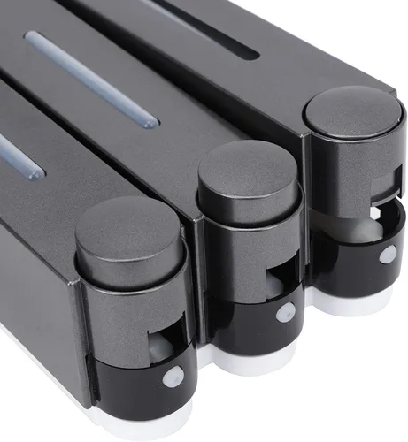 Vista 3 de 3-Pack Wall Mount Shower Soap Dispenser for Hotel Bathroom