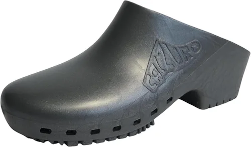 Vista 16 de CALZURO Zuecos de Trabajo Clásicos Sin Agujeros - Zuecos de Enfermería Unisex - Zapatos Antideslizantes - Zapatos de Cocina de Goma Autoclavables