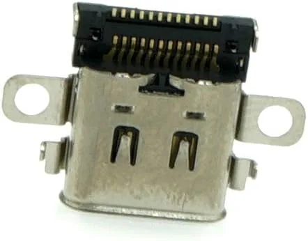 Vista 3 de Puerto de carga de repuesto original USB C Type-C SYNC y enchufe de cargador de alimentación para consola Nintendo Switch