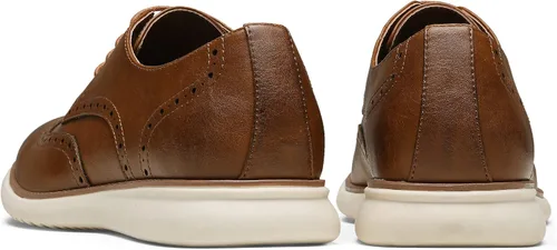Vista 6 de Jousen Zapatos de vestir para hombre, Oxford, casuales, retro, clásicos, cómodos, formales, Derby, negocios, zapatos de vestir para hombres