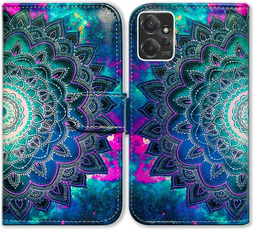Vista 17 de Bcov Funda para Moto G Power 5G, diseño de pájaro negro y verde con tapa para teléfono con ranura para tarjetas, soporte para Motorola Moto G Power