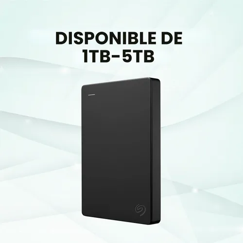 Vista 6 de Disco duro externo portátil Seagate de 1 TB - USB 3.0 para PC, Mac, PlayStation y Xbox - Servicio de rescate de 1 año (STGX1000400), color negro