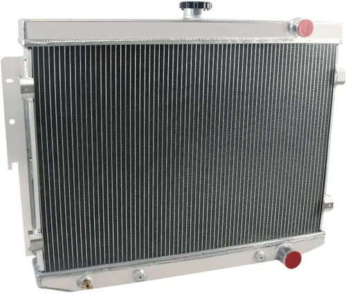 Vista 3 de Radiador para 74 Dodge Coronet/Monaco 73-74 Dodge Charger y 74-75 Chrysler Newport y 74 Plymouth Satellite, 4 filas todos los radiadores de aluminio