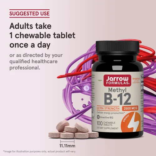Vista 6 de Metil B12 1 de Jarrow Formulas , B2500, 1, 1