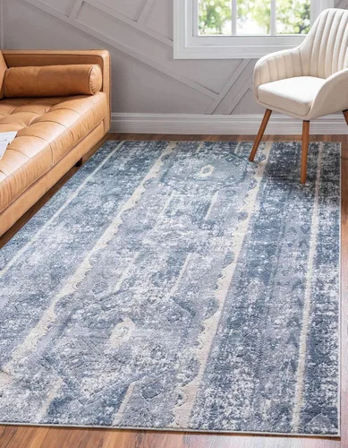 Vista 17 de Unique Loom Portland Collection - Alfombra de área (2 pies 2 pulgadas x 3 pies 1 pulgada, rectangular, marfil / gris)