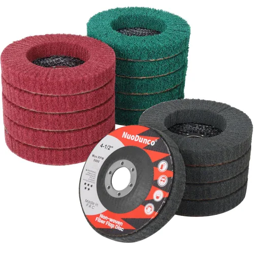 Vista 8 de Paquete de 10 discos de solapa de 600 granos para amoladora angular de 4 1/2 pulgadas, accesorio de amoladora angular, rueda de pulido de acero