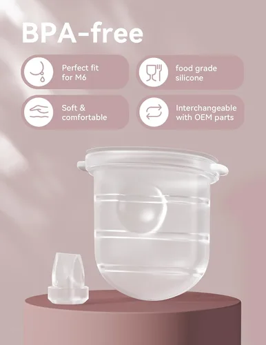Vista 2 de Piezas de repuesto M6 para extractor de leche Momcozy, diafragmas