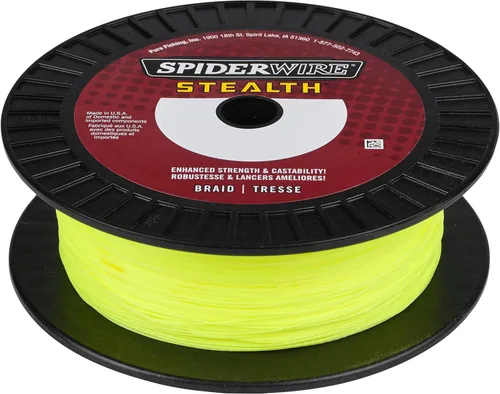 Vista 18 de Spiderwire Stealth Braid 3000 Yardas