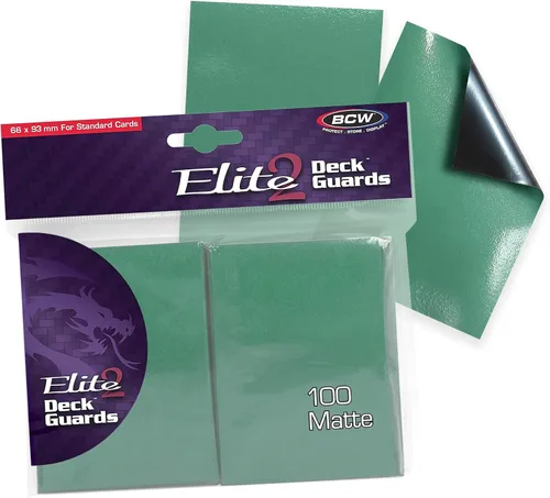 Vista 6 de BCW Elite2 - Fundas mate para tarjetas, otoño, parte delantera antirreflejos, parte trasera texturizada, se adapta a tarjetas estándar de 2.5 x 3.5