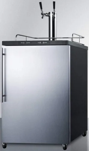 Vista 2 de Summit SBC635MSSHVTWIN - Dispensador de vino, acero inoxidable