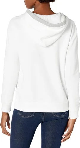Vista 4 de Nautica Sudadera con capucha de cuello dividido de ajuste clásico para mujer